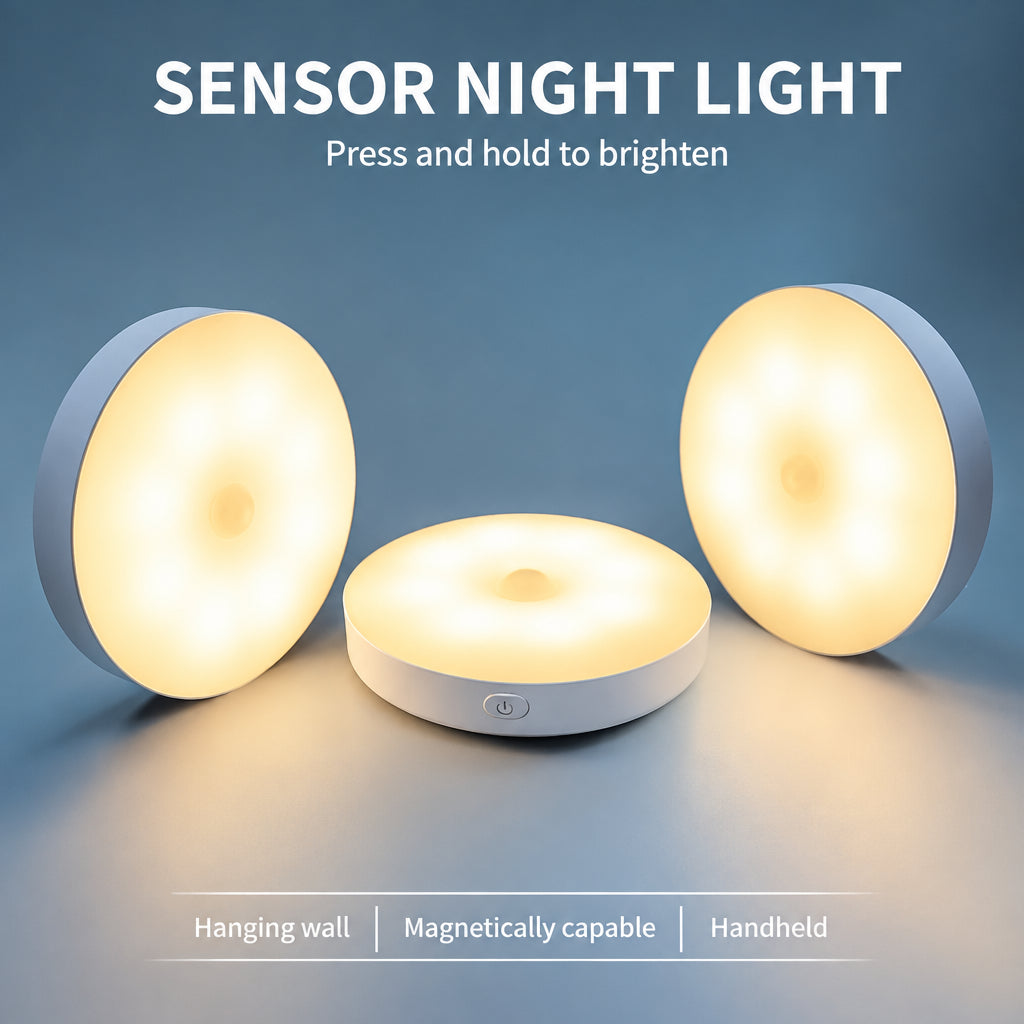 3-Pack Motion Sensor Night Lights
