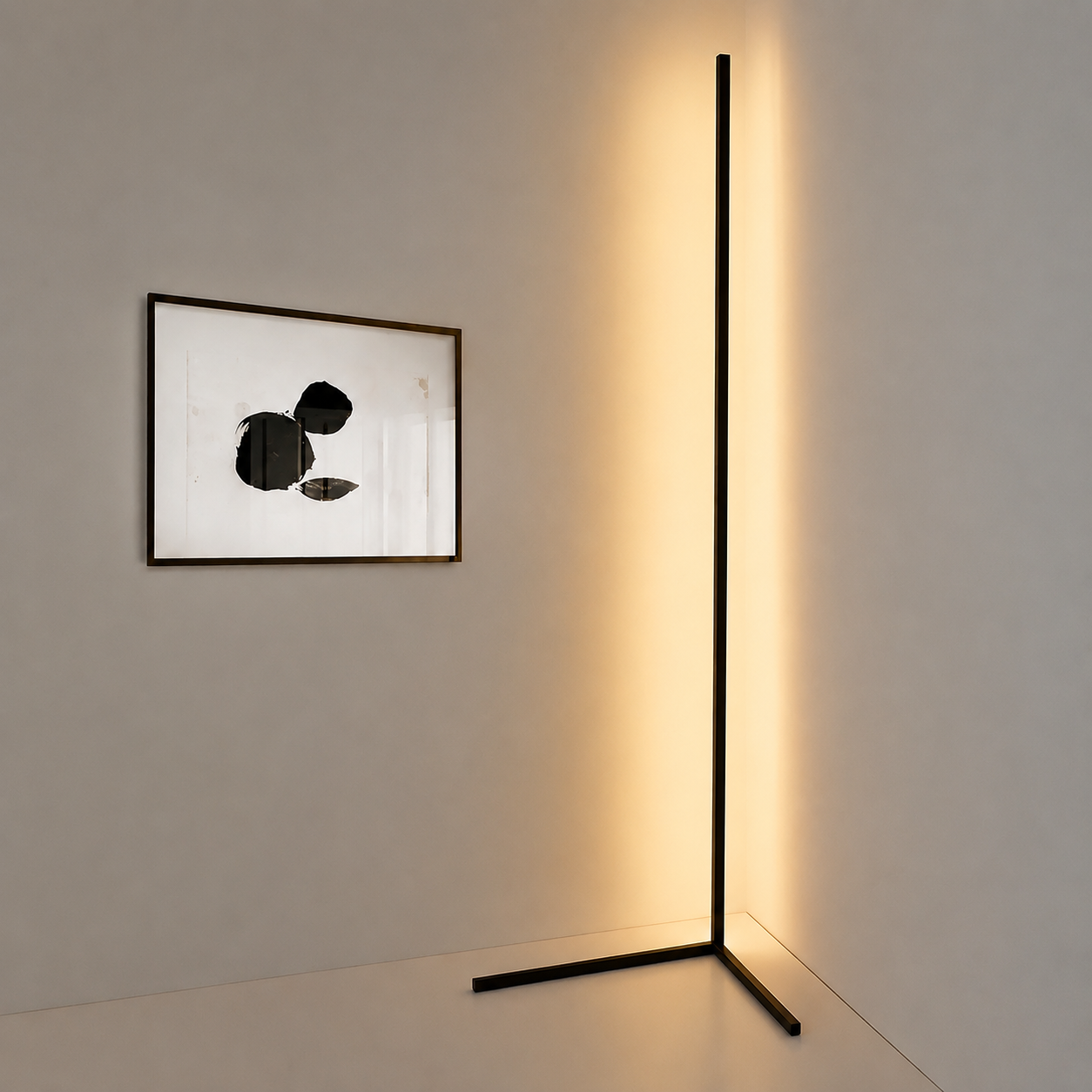 RGB LED Floor Lamp with Music Sync, Color Changing Standing Corner Lamp for Bedroom, Living Room & Gaming Room