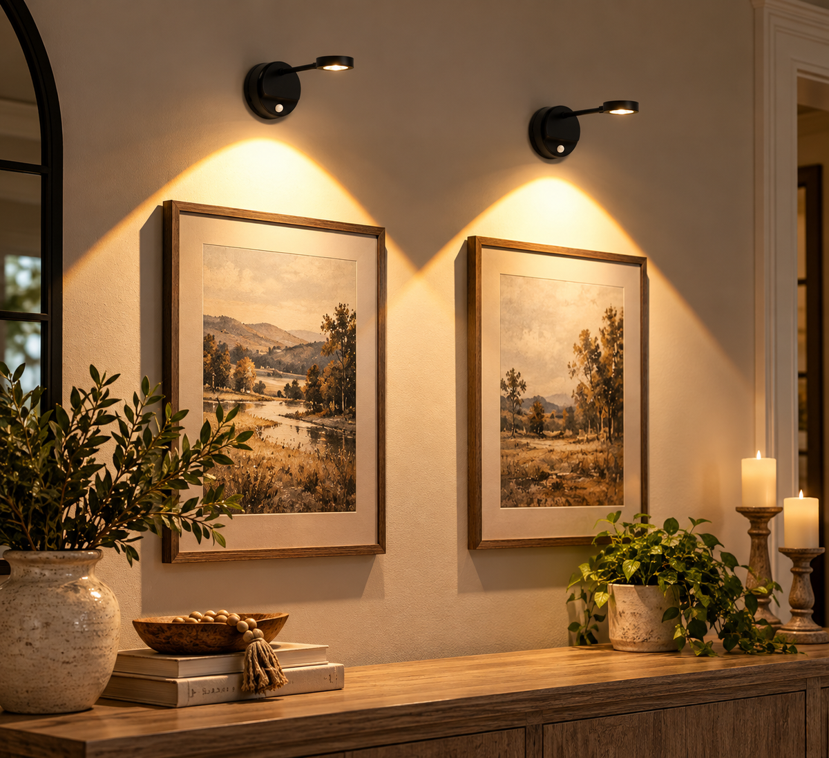 Rechargeable Motion Sensor LED Spotlight – Wireless Picture & Accent Light
