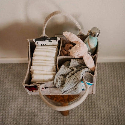 Diaper Caddy - Ultimate Nursery & Car Organizer for Baby