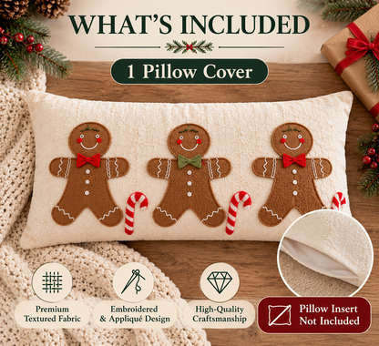 Christmas Decorative Throw Pillow Covers – Holiday Farmhouse Cushion Covers for Sofa & Bedroom