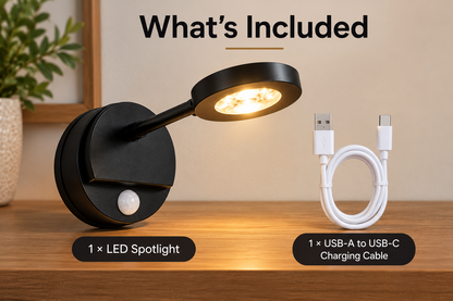 Rechargeable Motion Sensor LED Spotlight – Wireless Picture & Accent Light