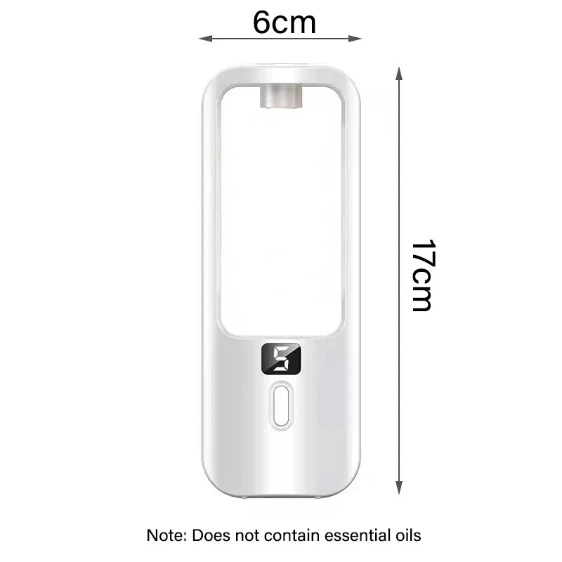 50ml Wall-Mounted Fragrance Diffuser with Timer, Rechargeable Scent Dispenser for Home