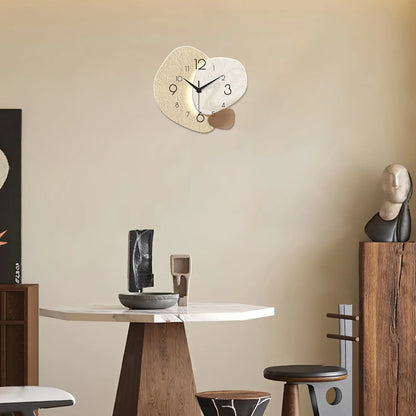 Modern Irregular Silent Wall Clock – Minimalist Quartz Decorative Wall Clock for Living Room