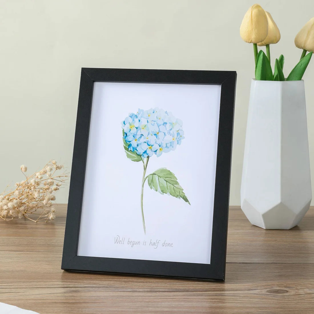 Wooden Picture Frame for Wall or Tabletop Display