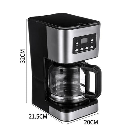 Drip Coffee Maker - Compact 8.46x7.87x12.6 Inch Pump Machine