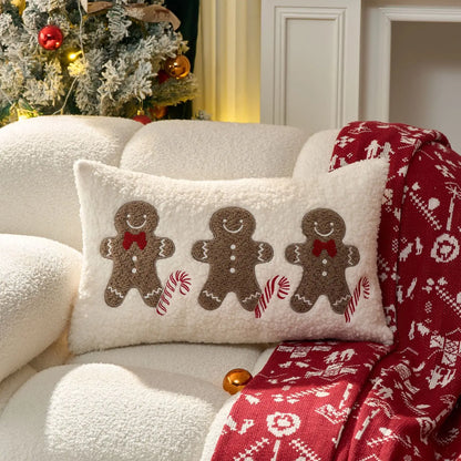 Christmas Decorative Throw Pillow Covers – Holiday Farmhouse Cushion Covers for Sofa & Bedroom