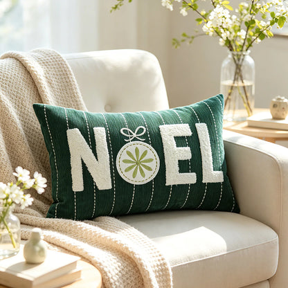 Christmas Decorative Throw Pillow Covers – Holiday Farmhouse Cushion Covers for Sofa & Bedroom