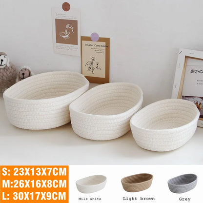 Woven Rope Storage Basket