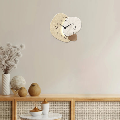 Modern Irregular Silent Wall Clock – Minimalist Quartz Decorative Wall Clock for Living Room