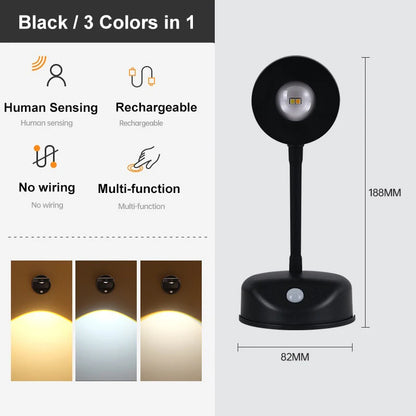 Rechargeable Motion Sensor LED Spotlight – Wireless Picture & Accent Light