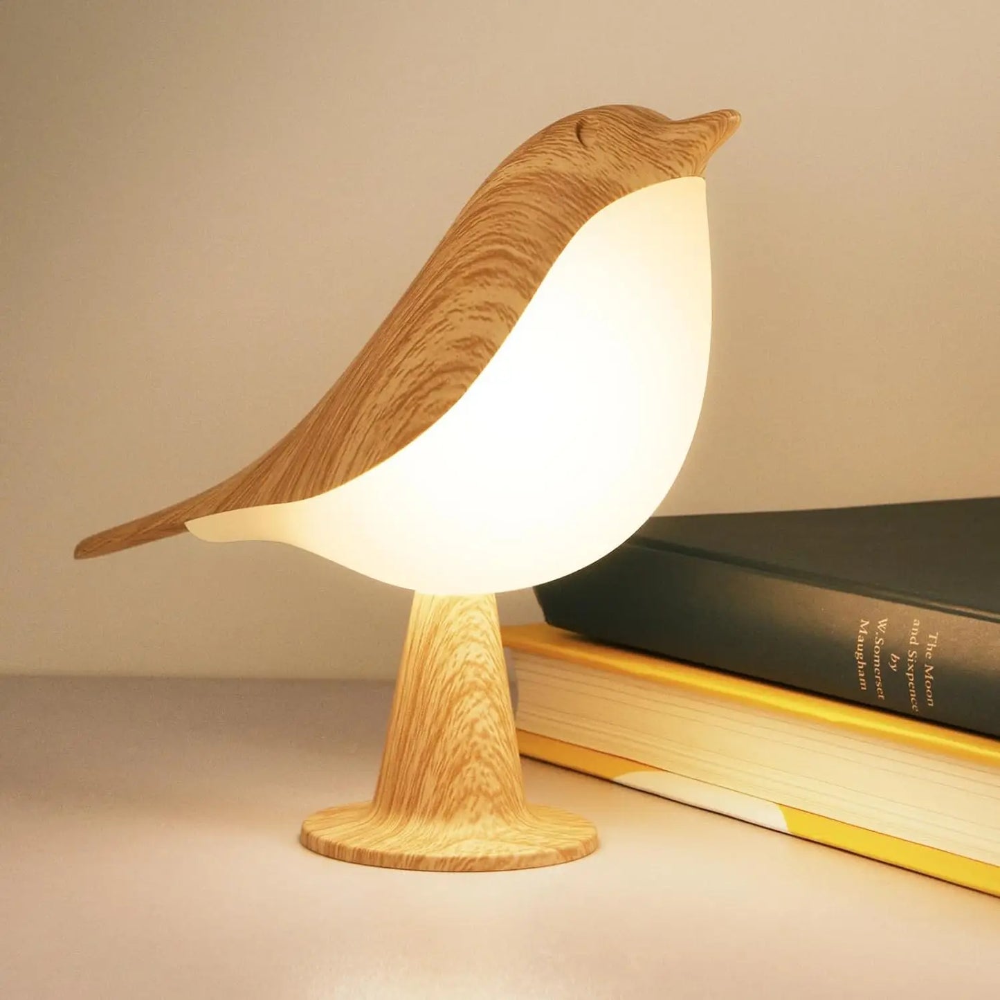 LED Bird Table Lamp with Touch Control, 3-Level Dimming