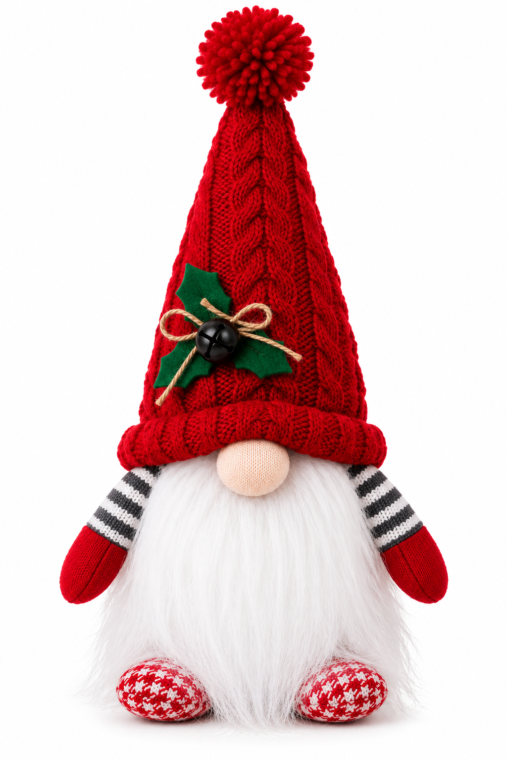 Red Knit Hat Gnome