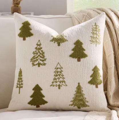 Christmas Decorative Throw Pillow Covers – Holiday Farmhouse Cushion Covers for Sofa & Bedroom