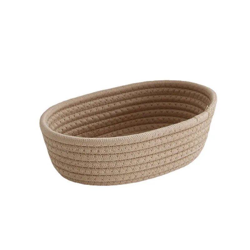 Woven Rope Storage Basket