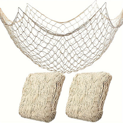 Nautical Fishing Net Wall Hanging – Coastal Beach Decor