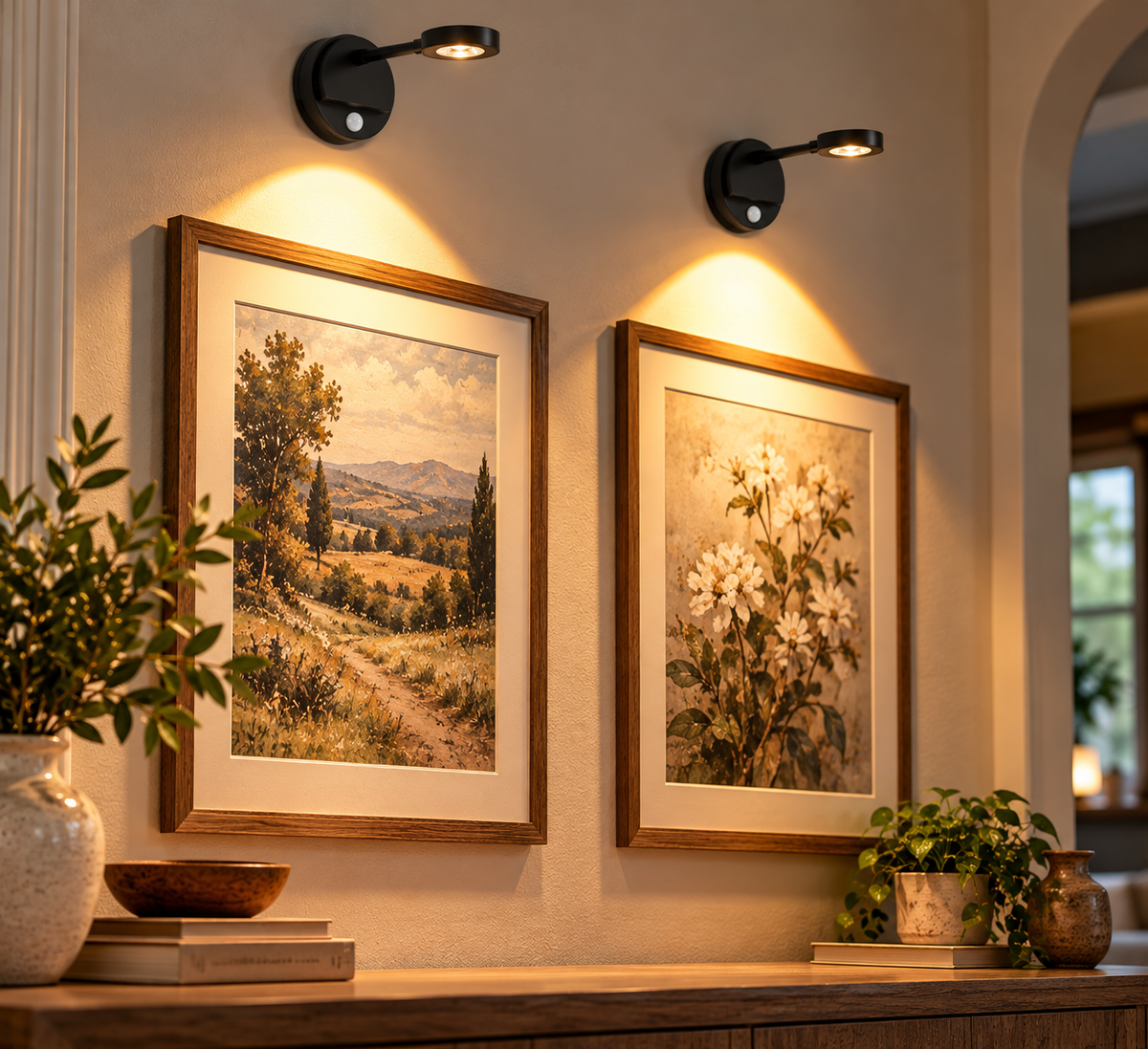 Rechargeable Motion Sensor LED Spotlight – Wireless Picture & Accent Light