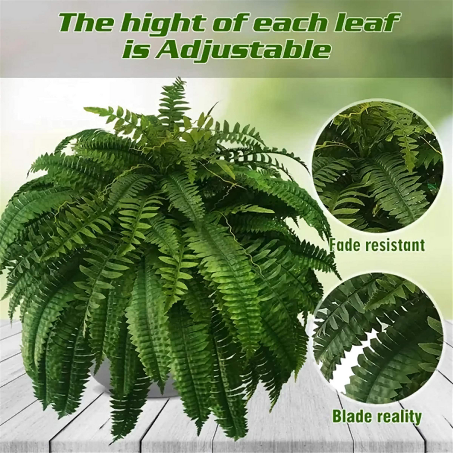 UV Resistant Artificial Boston Fern